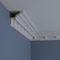 Ekena Millwork 3 1/2"H x 3 1/2"P x 5"F x 94 1/2"L Nouveau Crown Moulding MLD03X03X05NO - alternate 7